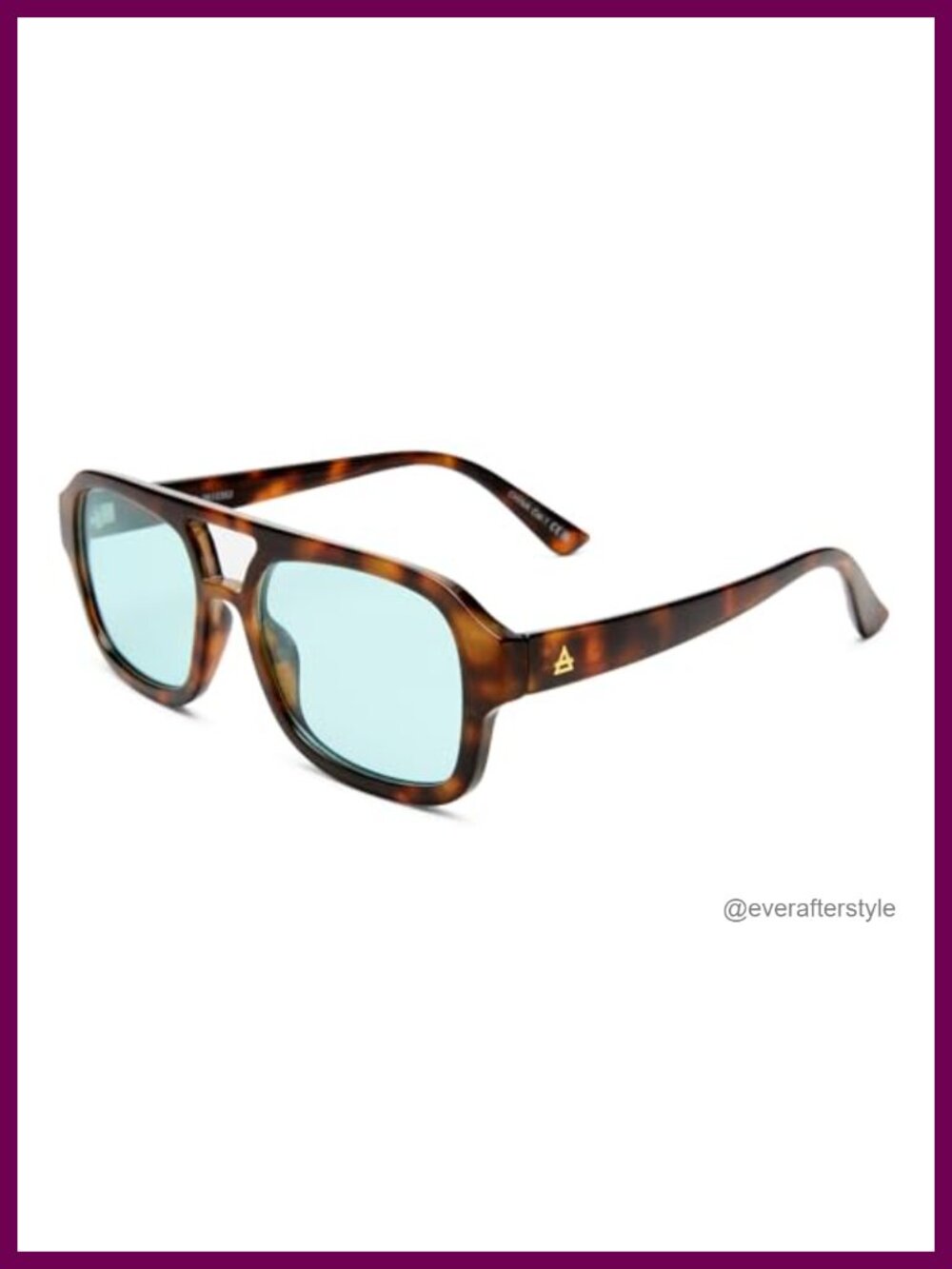 AIRE Aviator Sunglasses Scratch Resistant Polycarbonate Lenses Half-Frame